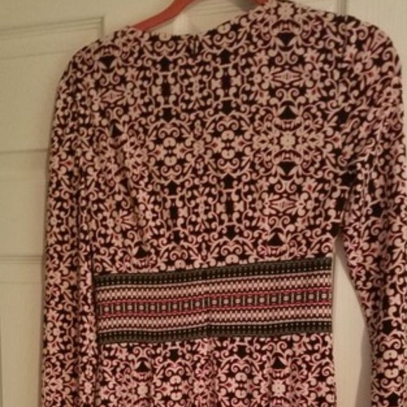 Maggy London Scarlet & Black Julianne Midi Work/Of - Picture 3 of 5